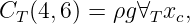 CT(4,6 ) = ρg ∀Txc,
